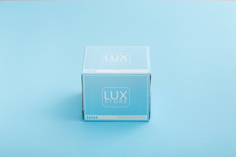 Organic Cotton Sanitary Pads - Night - LuxStore